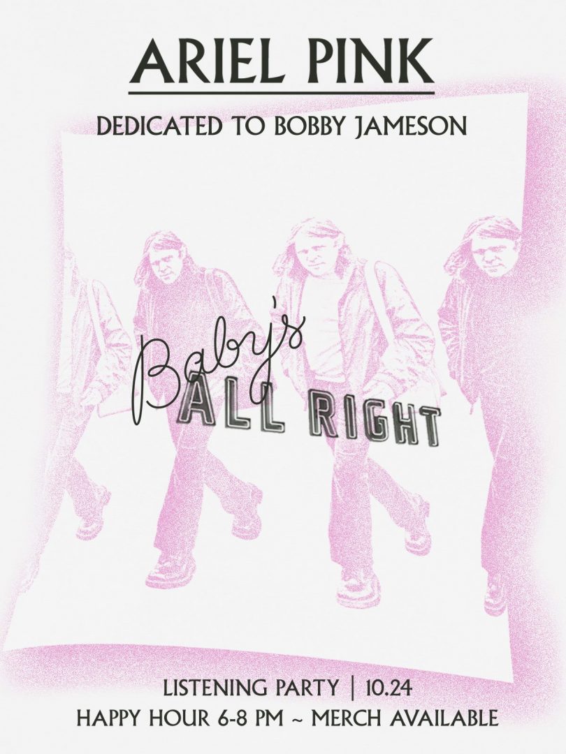 Ariel Pink - Dedicated To Bobby Jameson @ Baby's All Right