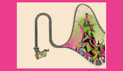 Brian Blomerth's Bicycle Day Illustration